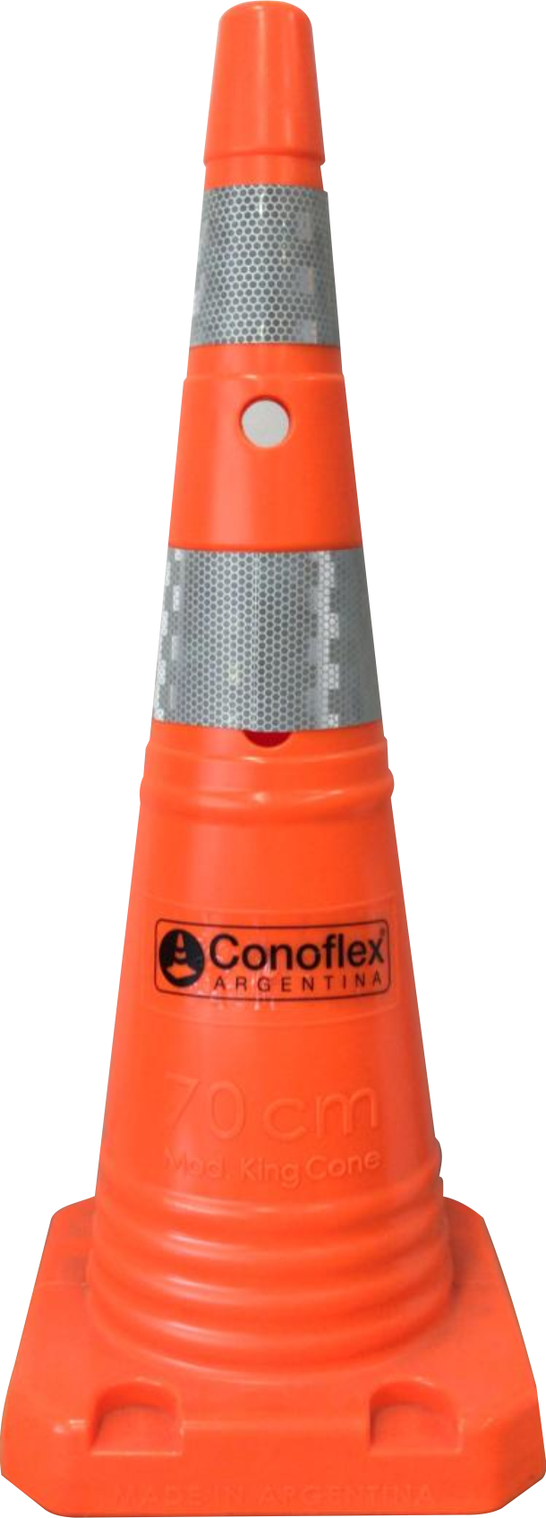 Cono de señalización vial King Cone