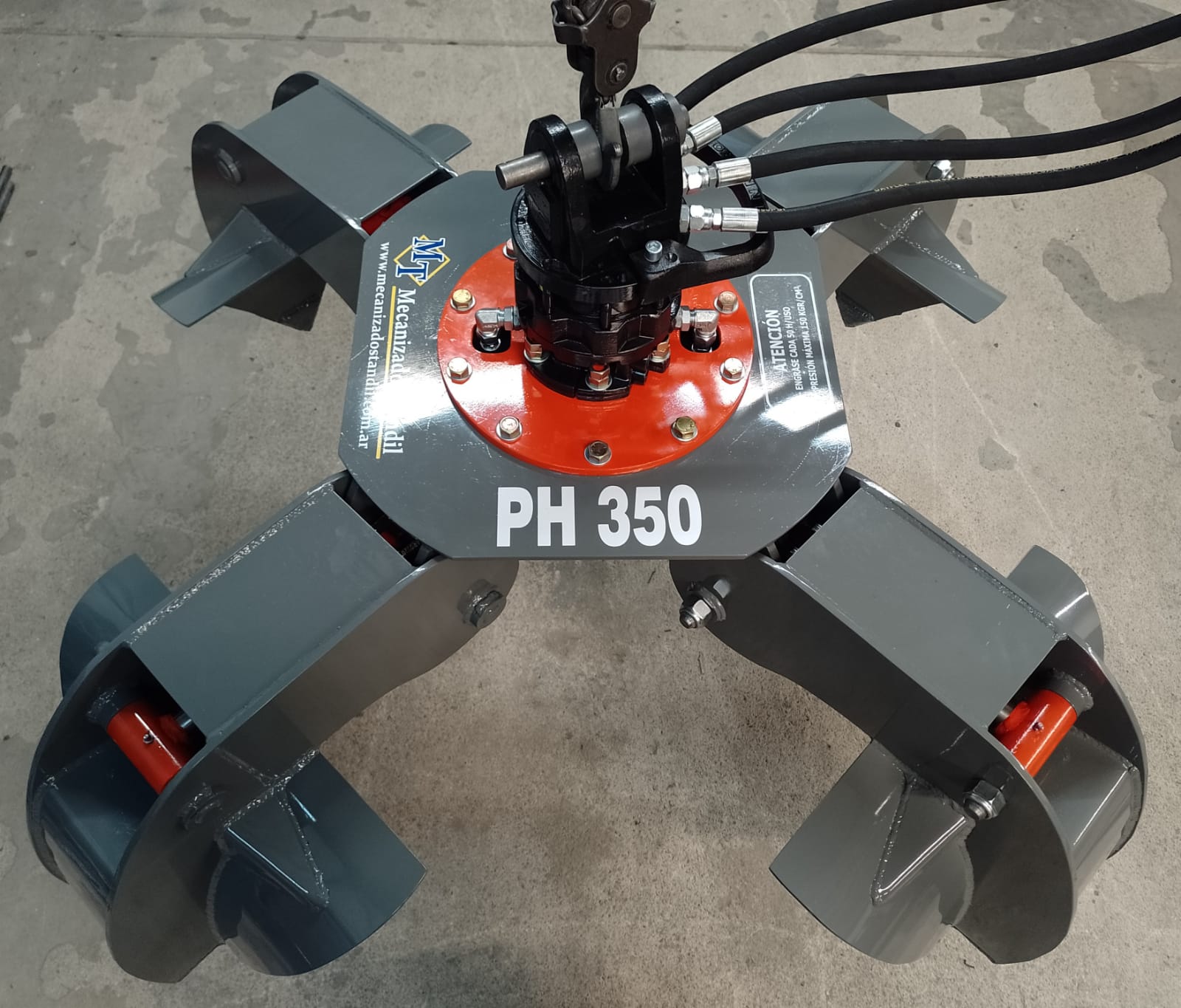 PH350 con rotor hidráulico