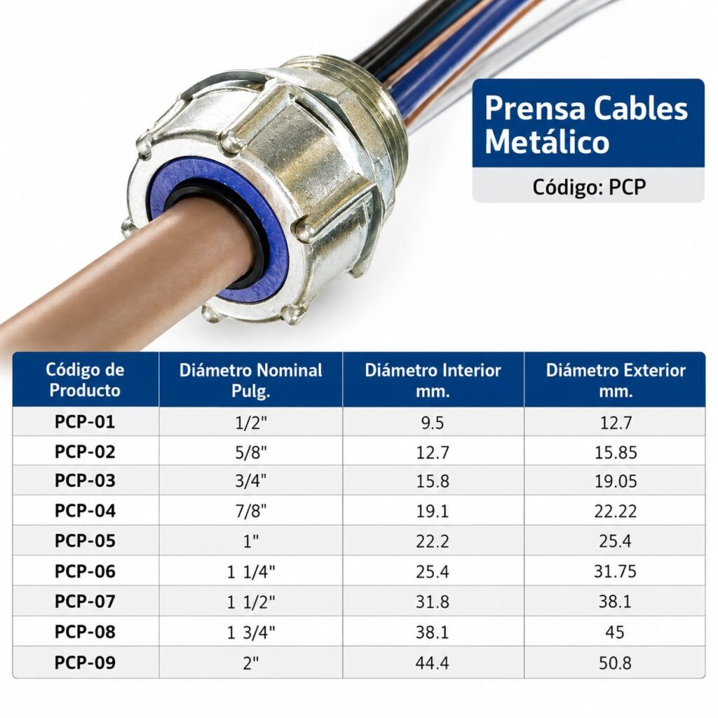 Prensa Cable Poliamida